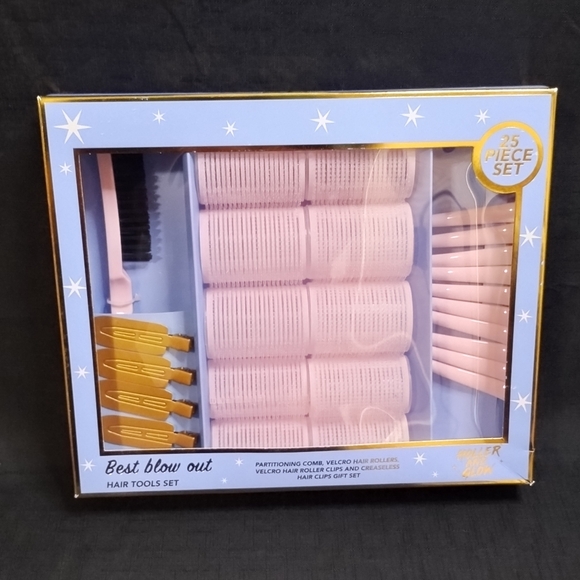 Holler and Glow Other - Pink Holler And Glow 25pc Best Blow Out Hair Tools Gift Set